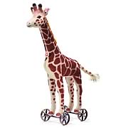 Steiff Giraffe On Wheels Plush